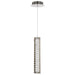 SATCO/NUVO Nova LED 16 Inch Mini Pendant Polished Nickel Finish K9 Crystal (62-2445)