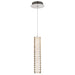 SATCO/NUVO Nova LED 16 Inch Mini Pendant Polished Nickel Finish K9 Crystal (62-2445)