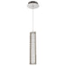 SATCO/NUVO Nova LED 16 Inch Mini Pendant Polished Nickel Finish K9 Crystal (62-2445)