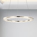 SATCO/NUVO Nova LED 23 Inch Round Pendant Polished Nickel Finish K9 Crystal (62-2446)