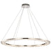 SATCO/NUVO Nova LED 36 Inch Round Pendant Polished Nickel Finish K9 Crystal (62-2447)