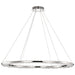 SATCO/NUVO Nova LED 36 Inch Round Pendant Polished Nickel Finish K9 Crystal (62-2447)