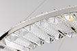 SATCO/NUVO Nova LED 36 Inch Round Pendant Polished Nickel Finish K9 Crystal (62-2447)