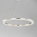 SATCO/NUVO Nova LED 36 Inch Round Pendant Polished Nickel Finish K9 Crystal (62-2447)