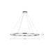 SATCO/NUVO Nova LED 36 Inch Round Pendant Polished Nickel Finish K9 Crystal (62-2447)