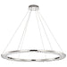 SATCO/NUVO Nova LED 36 Inch Round Pendant Polished Nickel Finish K9 Crystal (62-2447)