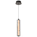 SATCO/NUVO Evander LED 16 Inch Mini Pendant Matte Black Finish Smoked Glass (62-2451)