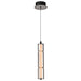 SATCO/NUVO Evander LED 16 Inch Mini Pendant Matte Black Finish Smoked Glass (62-2451)