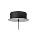 SATCO/NUVO Evander LED 16 Inch Mini Pendant Matte Black Finish Smoked Glass (62-2451)
