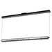 SATCO/NUVO Evander LED 48 Inch Island Pendant Matte Black Finish Smoked Glass (62-2452)