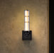 SATCO/NUVO Evander LED Wall Sconce Matte Black Finish Smoked Glass (62-2453)