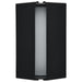 SATCO/NUVO Peak LED Wall Sconce 10W CCT Selectable 3000K/4000K/5000K 90 CRI 120-277V Matte Black Finish (62-245)