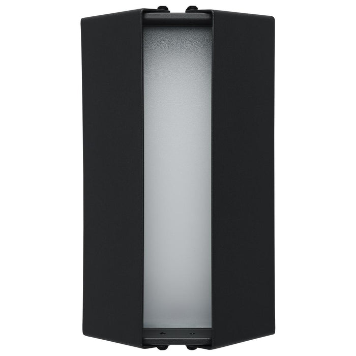 SATCO/NUVO Peak LED Wall Sconce 10W CCT Selectable 3000K/4000K/5000K 90 CRI 120-277V Matte Black Finish (62-245)