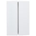 SATCO/NUVO Peak LED Wall Sconce 10W CCT Selectable 3000K/4000K/5000K 90 CRI 120-277V Matte White Finish (62-246)