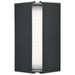 SATCO/NUVO Peak LED Wall Sconce 10W CCT Selectable 3000K/4000K/5000K 90 CRI 120-277V Matte Gray Finish (62-247)