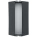 SATCO/NUVO Peak LED Wall Sconce 10W CCT Selectable 3000K/4000K/5000K 90 CRI 120-277V Matte Gray Finish (62-247)