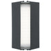 SATCO/NUVO Peak LED Wall Sconce 10W CCT Selectable 3000K/4000K/5000K 90 CRI 120-277V Matte Gray Finish (62-247)