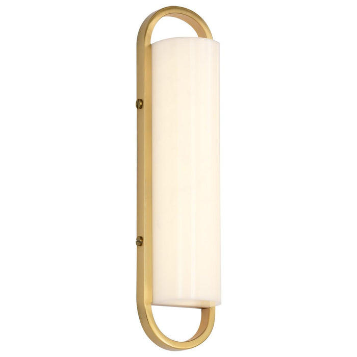 SATCO/NUVO Velano 16 Inch LED Vanity 15W 1200Lm CCT Selectable 3000K/4000K/5000K 90 CRI 120V Brushed Brass Finish (62-2520)