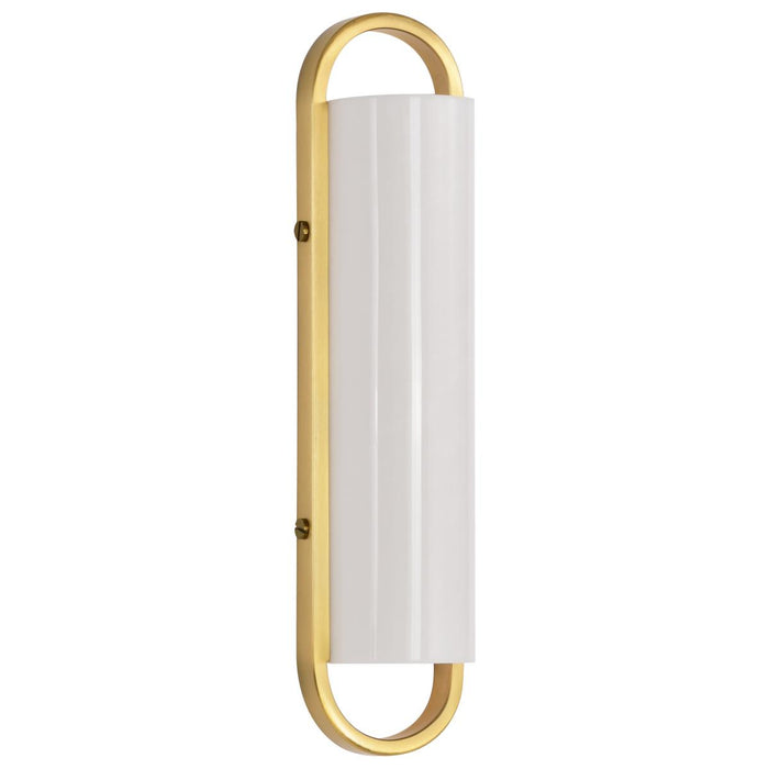 SATCO/NUVO Velano 16 Inch LED Vanity 15W 1200Lm CCT Selectable 3000K/4000K/5000K 90 CRI 120V Brushed Brass Finish (62-2520)