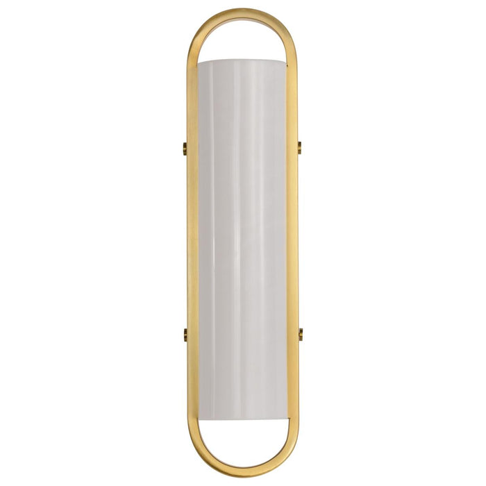 SATCO/NUVO Velano 16 Inch LED Vanity 15W 1200Lm CCT Selectable 3000K/4000K/5000K 90 CRI 120V Brushed Brass Finish (62-2520)