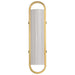 SATCO/NUVO Velano 16 Inch LED Vanity 15W 1200Lm CCT Selectable 3000K/4000K/5000K 90 CRI 120V Brushed Brass Finish (62-2520)