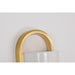 SATCO/NUVO Velano 16 Inch LED Vanity 15W 1200Lm CCT Selectable 3000K/4000K/5000K 90 CRI 120V Brushed Brass Finish (62-2520)