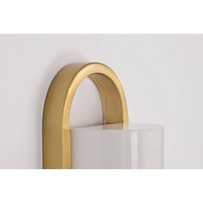 SATCO/NUVO Velano 16 Inch LED Vanity 15W 1200Lm CCT Selectable 3000K/4000K/5000K 90 CRI 120V Brushed Brass Finish (62-2520)