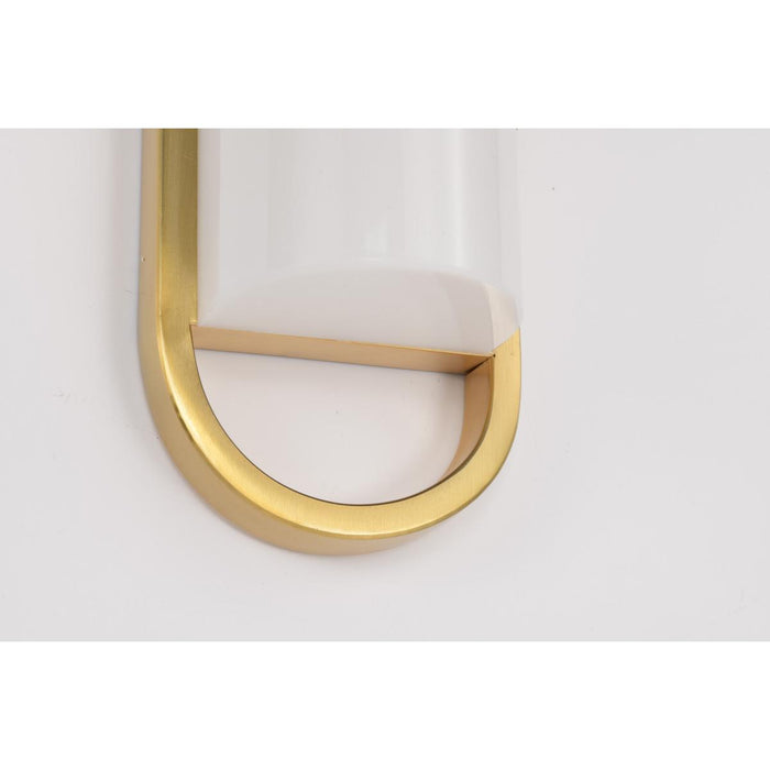 SATCO/NUVO Velano 16 Inch LED Vanity 15W 1200Lm CCT Selectable 3000K/4000K/5000K 90 CRI 120V Brushed Brass Finish (62-2520)