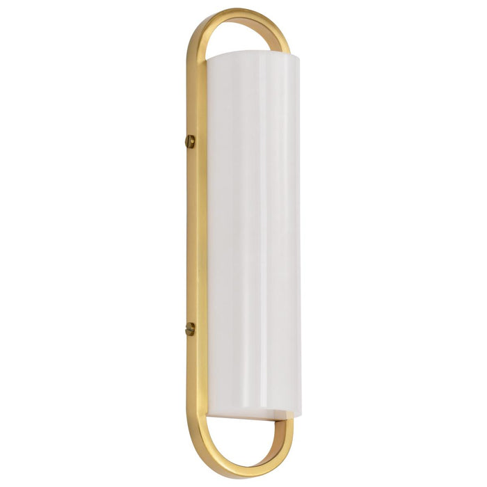 SATCO/NUVO Velano 16 Inch LED Vanity 15W 1200Lm CCT Selectable 3000K/4000K/5000K 90 CRI 120V Brushed Brass Finish (62-2520)
