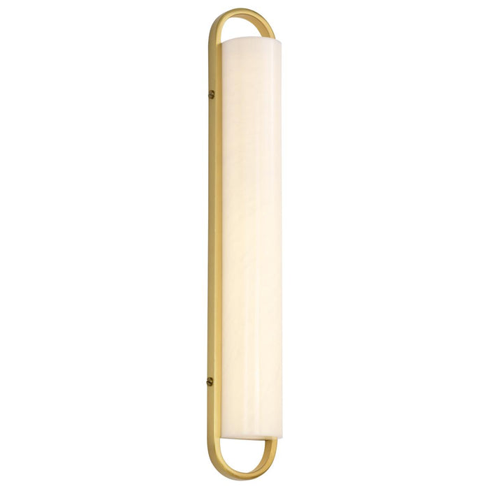 SATCO/NUVO Velano 24 Inch LED Vanity 24W 1950Lm CCT Selectable 3000K/4000K/5000K 90 CRI 120V Brushed Brass Finish (62-2521)