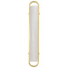 SATCO/NUVO Velano 24 Inch LED Vanity 24W 1950Lm CCT Selectable 3000K/4000K/5000K 90 CRI 120V Brushed Brass Finish (62-2521)