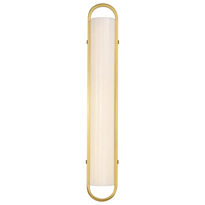 SATCO/NUVO Velano 24 Inch LED Vanity 24W 1950Lm CCT Selectable 3000K/4000K/5000K 90 CRI 120V Brushed Brass Finish (62-2521)