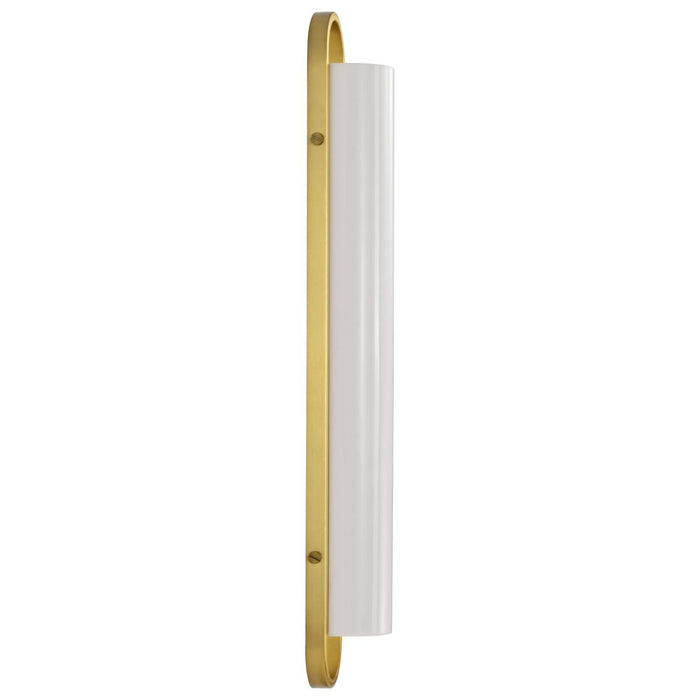 SATCO/NUVO Velano 24 Inch LED Vanity 24W 1950Lm CCT Selectable 3000K/4000K/5000K 90 CRI 120V Brushed Brass Finish (62-2521)