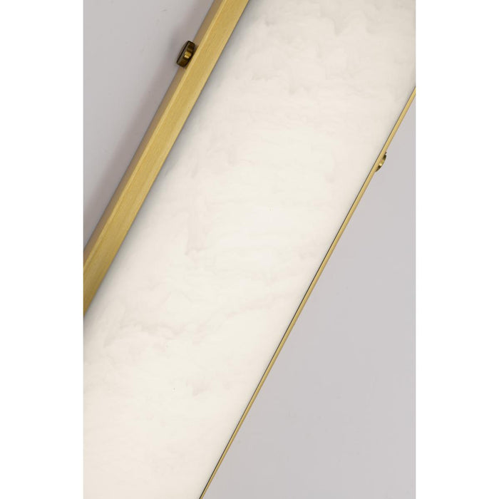 SATCO/NUVO Velano 36 Inch LED Vanity 36W 2900Lm CCT Selectable 3000K/4000K/5000K 90 CRI 120V Brushed Brass Finish (62-2522)