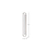 SATCO/NUVO Velano 24 Inch LED Vanity 24W 1950Lm CCT Selectable 3000K/4000K/5000K 90 CRI 120V Brushed Nickel Finish (62-2531)