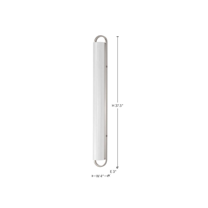 SATCO/NUVO Velano 36 Inch LED Vanity 36W 2900Lm CCT Selectable 3000K/4000K/5000K 90 CRI 120V Brushed Nickel Finish (62-2532)