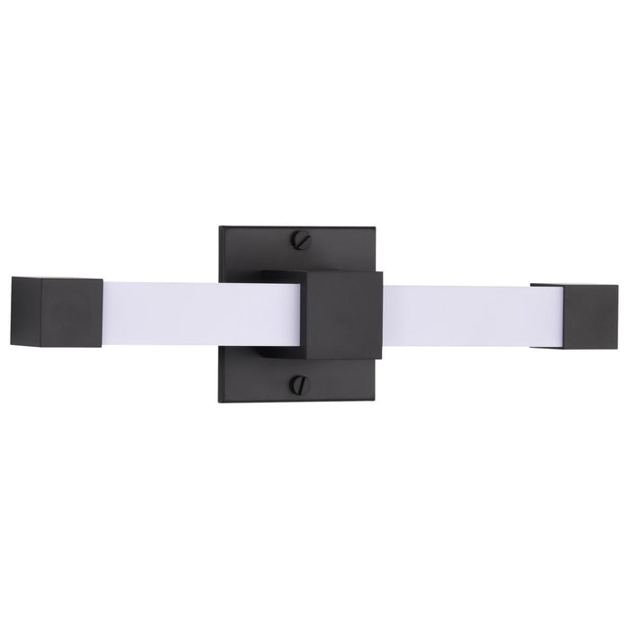 SATCO/NUVO Brightwyn 16 Inch LED Vanity 13W 1100Lm 3000K 90 CRI 120V Matte Black Finish (62-2620)