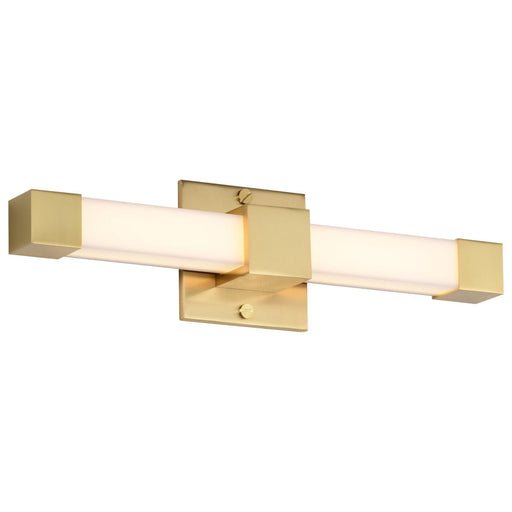 SATCO/NUVO Brightwyn 16 Inch LED Vanity 13W 1100Lm 3000K 90 CRI 120V Brushed Brass Finish (62-2630)