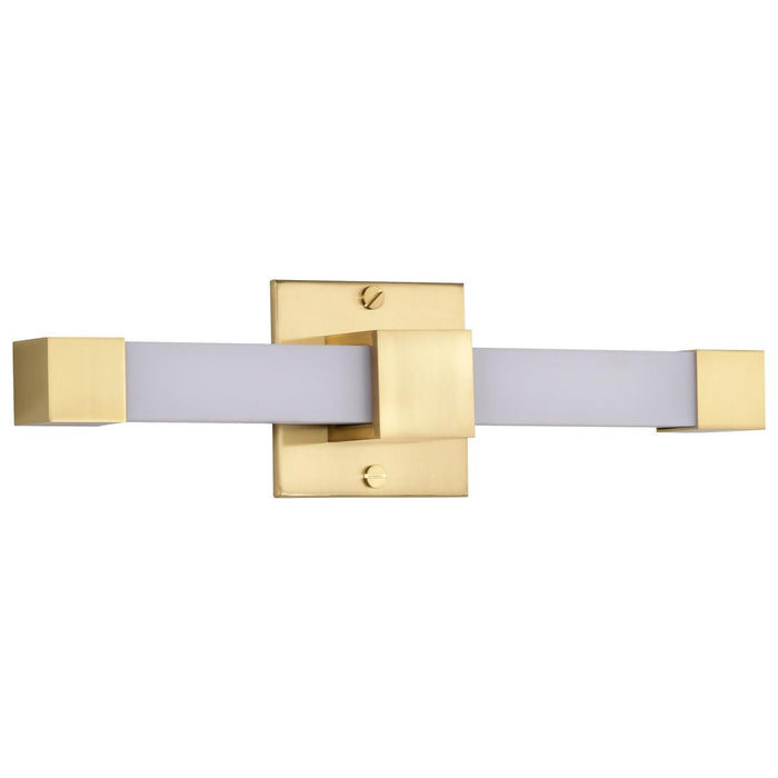 SATCO/NUVO Brightwyn 16 Inch LED Vanity 13W 1100Lm 3000K 90 CRI 120V Brushed Brass Finish (62-2630)