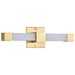 SATCO/NUVO Brightwyn 16 Inch LED Vanity 13W 1100Lm 3000K 90 CRI 120V Brushed Brass Finish (62-2630)