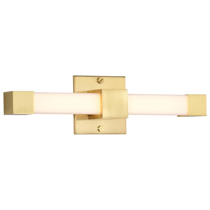 SATCO/NUVO Brightwyn 16 Inch LED Vanity 13W 1100Lm 3000K 90 CRI 120V Brushed Brass Finish (62-2630)