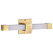 SATCO/NUVO Brightwyn 16 Inch LED Vanity 13W 1100Lm 3000K 90 CRI 120V Brushed Brass Finish (62-2630)