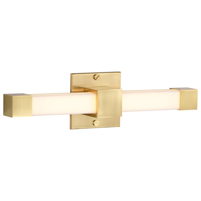 SATCO/NUVO Brightwyn 16 Inch LED Vanity 13W 1100Lm 3000K 90 CRI 120V Brushed Brass Finish (62-2630)