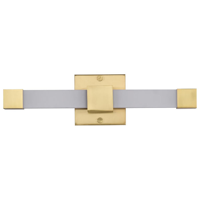 SATCO/NUVO Brightwyn 16 Inch LED Vanity 13W 1100Lm 3000K 90 CRI 120V Brushed Brass Finish (62-2630)