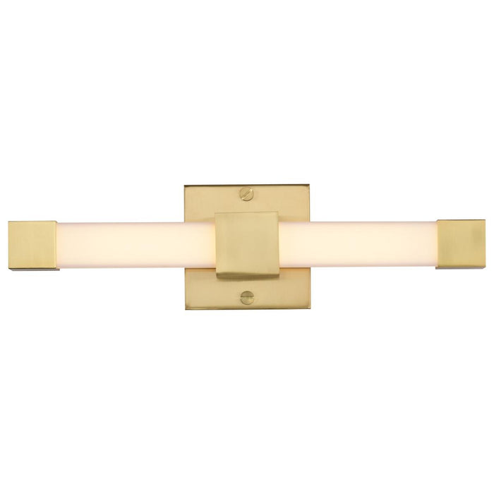 SATCO/NUVO Brightwyn 16 Inch LED Vanity 13W 1100Lm 3000K 90 CRI 120V Brushed Brass Finish (62-2630)
