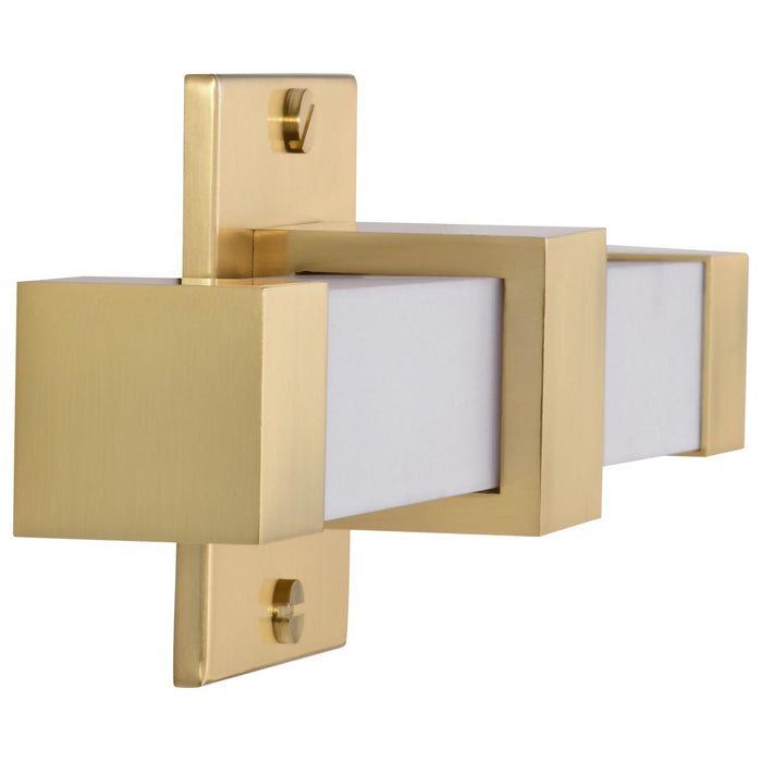 SATCO/NUVO Brightwyn 16 Inch LED Vanity 13W 1100Lm 3000K 90 CRI 120V Brushed Brass Finish (62-2630)