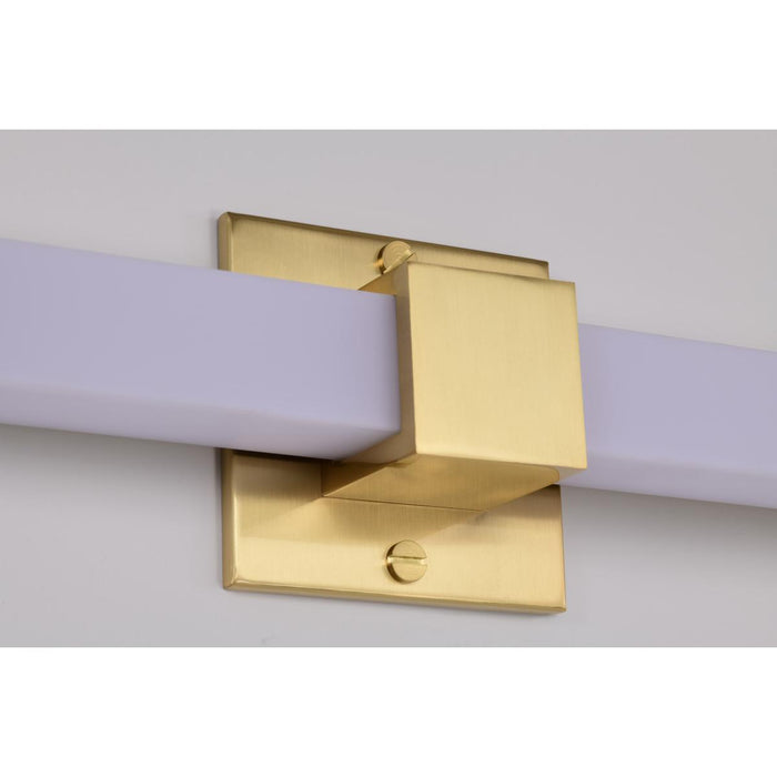 SATCO/NUVO Brightwyn 16 Inch LED Vanity 13W 1100Lm 3000K 90 CRI 120V Brushed Brass Finish (62-2630)