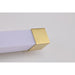 SATCO/NUVO Brightwyn 16 Inch LED Vanity 13W 1100Lm 3000K 90 CRI 120V Brushed Brass Finish (62-2630)