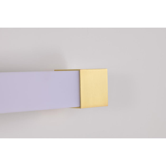 SATCO/NUVO Brightwyn 16 Inch LED Vanity 13W 1100Lm 3000K 90 CRI 120V Brushed Brass Finish (62-2630)