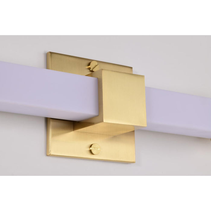 SATCO/NUVO Brightwyn 16 Inch LED Vanity 13W 1100Lm 3000K 90 CRI 120V Brushed Brass Finish (62-2630)